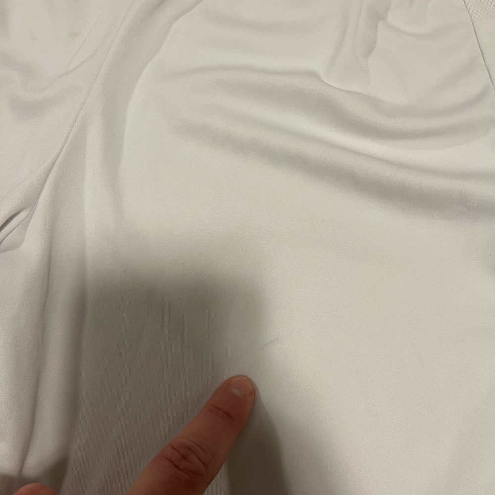 adidas White Men's Athletic Shorts - Picture 4 of 9